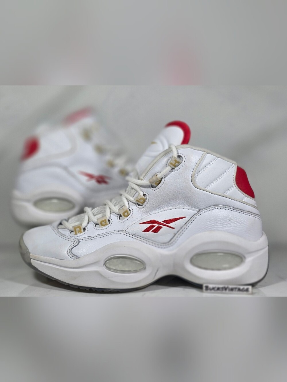 Reebok Classics Question Mid Allen Iverson Dr J Julius Erving Youth Size 6.5
